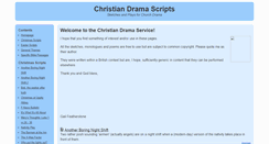 Desktop Screenshot of christian-drama.org